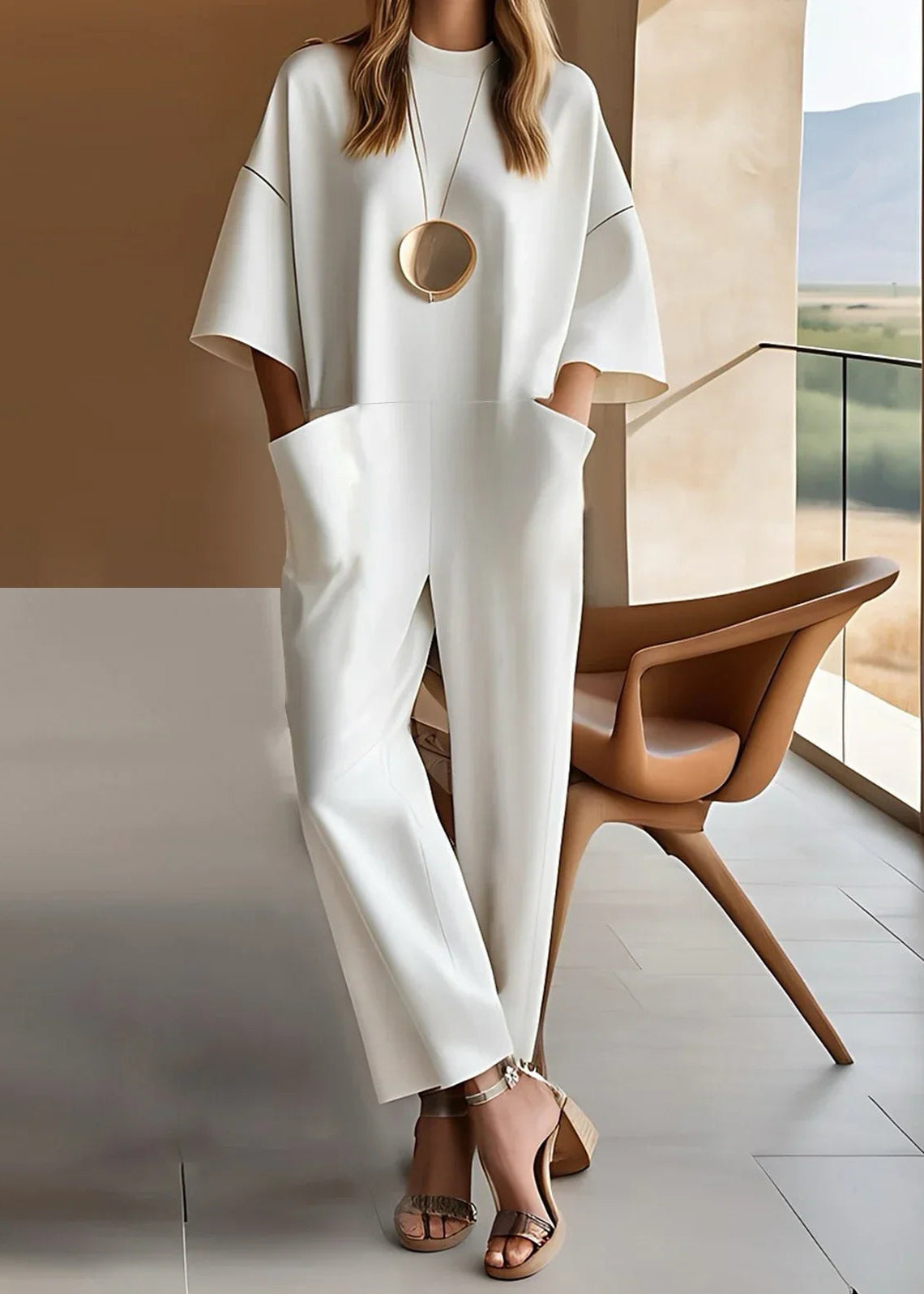 Eleni® | Άνετος Jumpsuit με φαρδύ μανίκι για γυναίκες