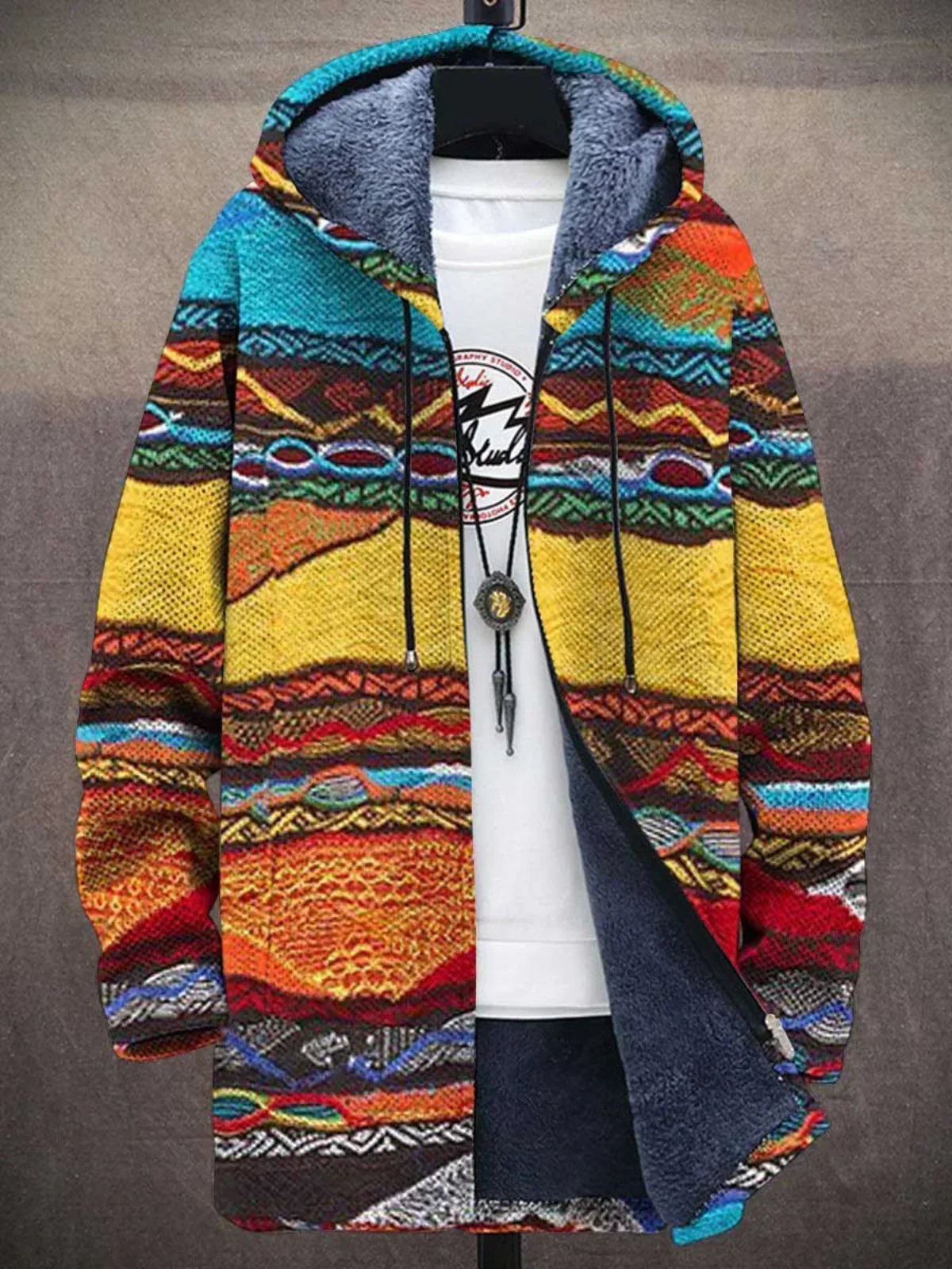 Bronte | Πολυτελές Cardigan με Καλλιτεχνική Έμπνευση