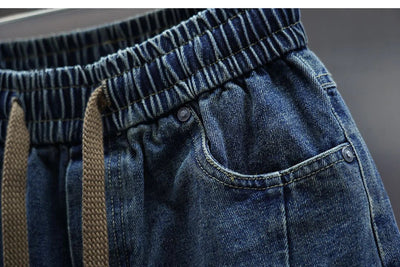 Spyridon® | Μπλουτζίν Παντελόνι Baggy με Ζώνη