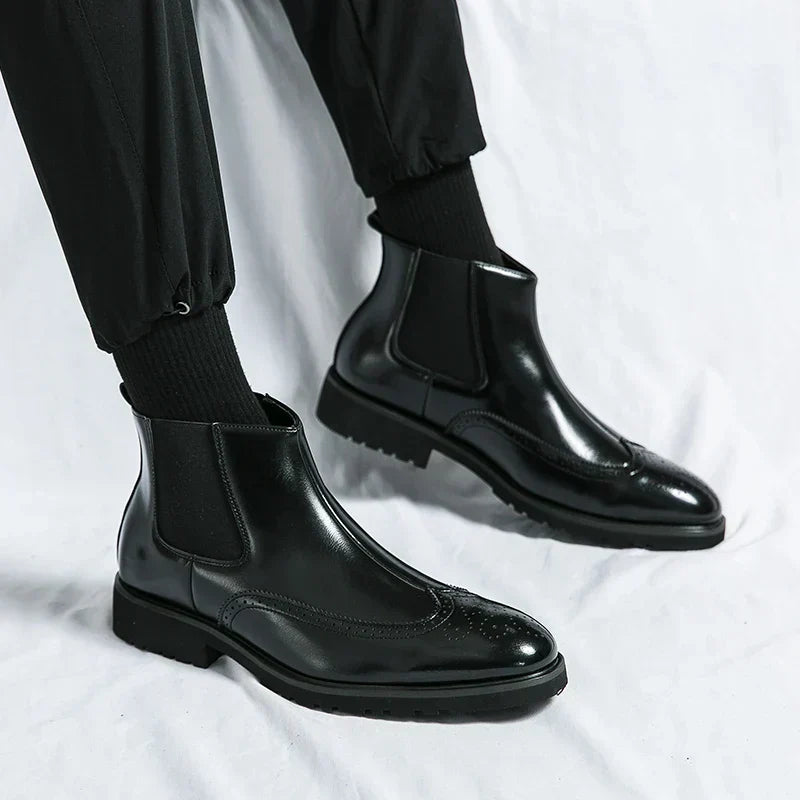 Athanasios® | Chelsea Boots από Συνθετικό Δέρμα
