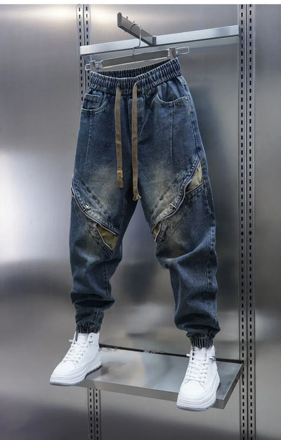 Spyridon® | Μπλουτζίν Παντελόνι Baggy με Ζώνη
